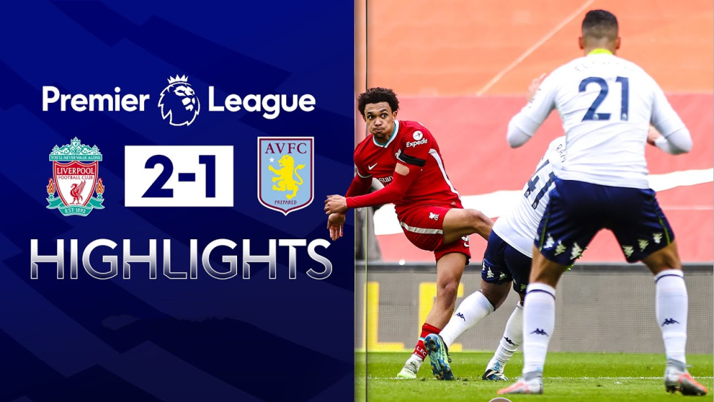  利物浦逆转维拉，萨拉赫独造四球  